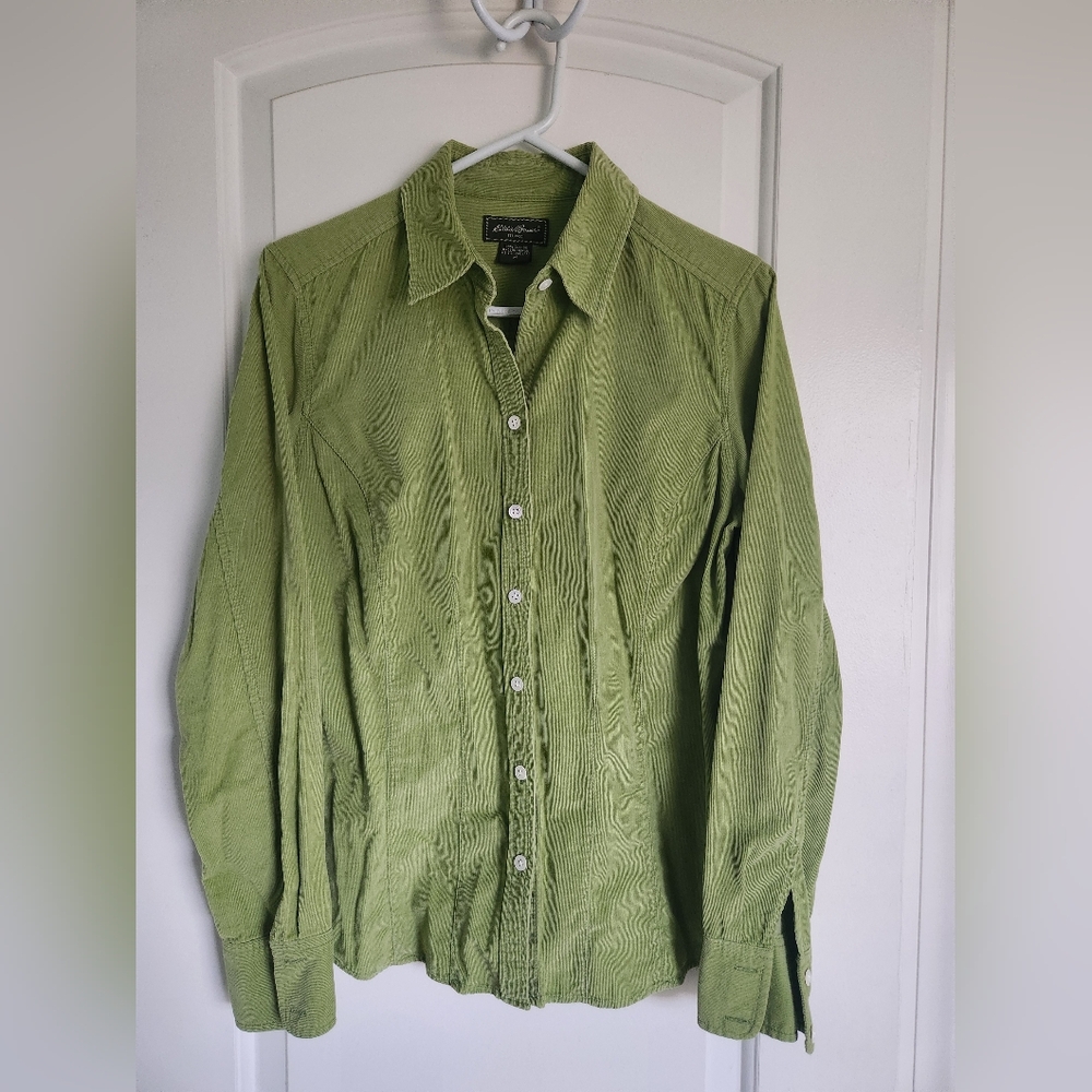 Eddie Bauer Corduroy Button Down Shirt